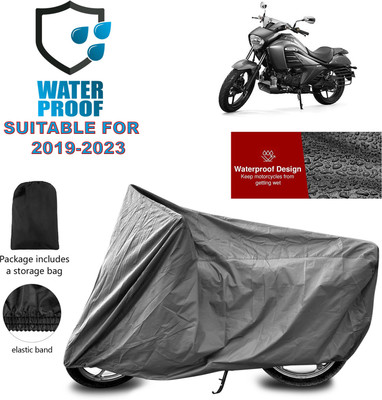 PAGORA Waterproof Two Wheeler Cover for Suzuki(intruder 150, Grey)