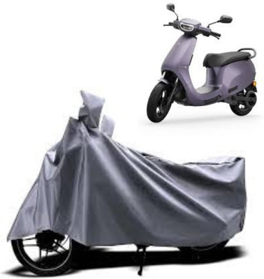 Mdstar Waterproof Two Wheeler Cover for Ola(Electric, Grey)