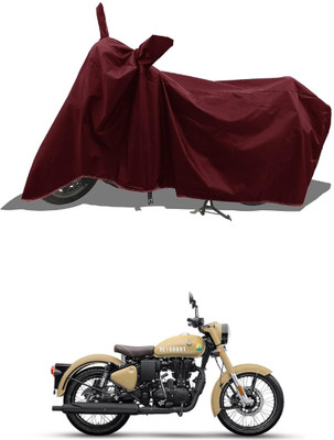 DeepShakshi AUTOMOTIVE Two Wheeler Cover for Royal Enfield(350 BS6, Maroon)