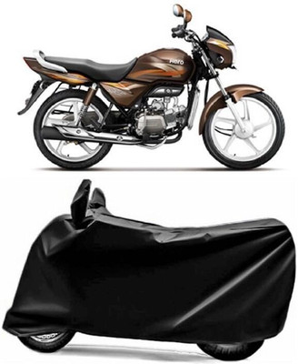 DeepShakshi AUTOMOTIVE Two Wheeler Cover for Hero(HF Deluxe i3s, Black)