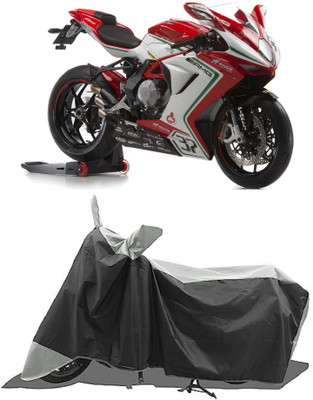 GROFATIK Two Wheeler Cover for MV Agusta(F3, Grey)