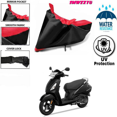 smwzxyu Waterproof Two Wheeler Cover for TVS(Jupiter 125, Maroon)