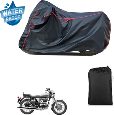 CODOKI Waterproof Two Wheeler Cover for Royal Enfield(Electra 4S, Black)