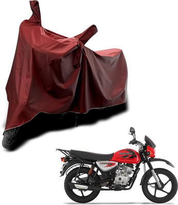 KANISHA ENTERPRISES Waterproof Two Wheeler Cover for Bajaj(Boxer, Maroon)