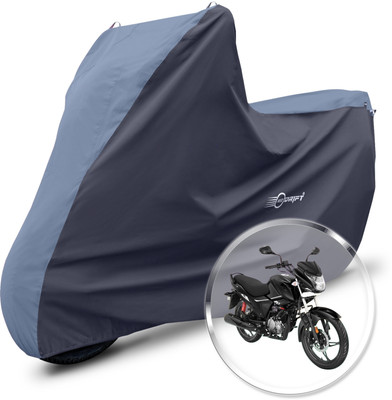 Neodrift Two Wheeler Cover for Hero(Glamour, Blue, Black)