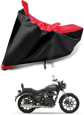 Auto Hub Two Wheeler Cover for Royal Enfield(Meteor, Red)