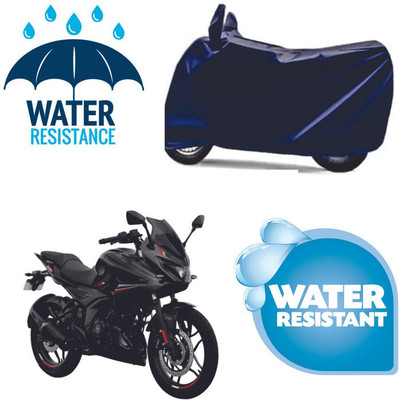 RTS COLLECTIONS Waterproof Two Wheeler Cover for Bajaj(Pulsar 220 DTS-i, Blue)