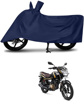 KEDIT Two Wheeler Cover for TVS(Victor Premium, Blue)