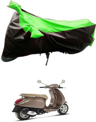 THE REAL ARV Waterproof Two Wheeler Cover for Universal For Bike(Black, Green)