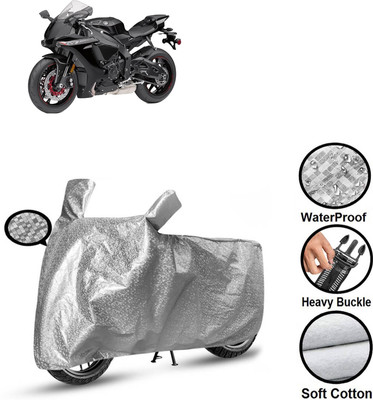 PAGORA Waterproof Two Wheeler Cover for Yamaha(YZF R1M BS6, Silver)