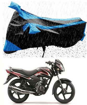 Mdstar Waterproof Two Wheeler Cover for TVS(Sport KS, Blue, Black)