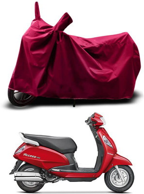 KEDIT Two Wheeler Cover for Suzuki(Maroon)