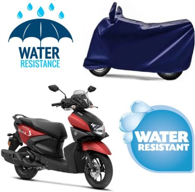 RTS COLLECTIONS Waterproof Two Wheeler Cover for Yamaha(RayZR 125 Fi, Blue)