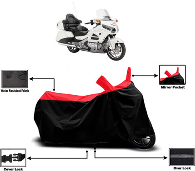 Amexride Two Wheeler Cover for Honda(Gold Wing GL1800, Red)