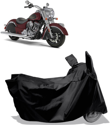Amexride Two Wheeler Cover for Indian(Chief Classic, Black)