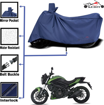 KEDIT Two Wheeler Cover for Bajaj(Blue)