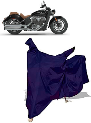 Amexride Two Wheeler Cover for Indian(Scout, Blue)
