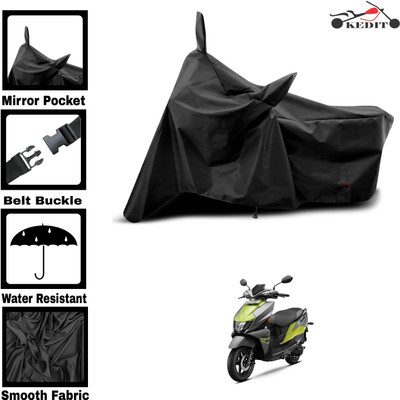 KEDIT Two Wheeler Cover for Universal For Bike(Avenis 125, Black)