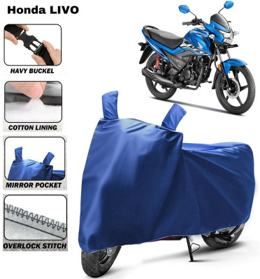 brandroofz Two Wheeler Cover for Honda(Livo, Blue)