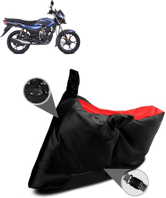 PAGORA Waterproof Two Wheeler Cover for Bajaj(Platina 110, Red)