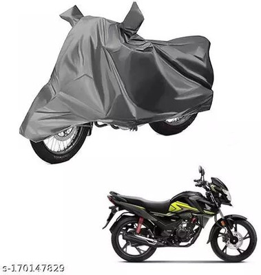 AUTOCAD Waterproof Two Wheeler Cover for Hero(Glamour i3s BS6, Grey)