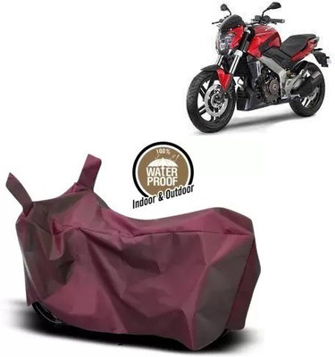OliverX Waterproof Two Wheeler Cover for Bajaj(Pulsar 250 BS6, Maroon)