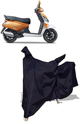 Amexride Two Wheeler Cover for Mahindra(Gusto 125, Black)