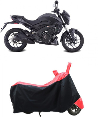 CRONEX Waterproof Two Wheeler Cover for Bajaj(Dominar 250, Black, Red)