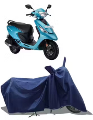 KPM TRADERS Waterproof Two Wheeler Cover for TVS(Zest 110 BS6, Blue)