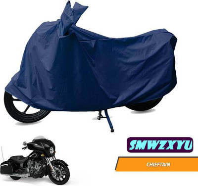SK AUTO Waterproof Two Wheeler Cover for Indian(Chieftain, Blue)