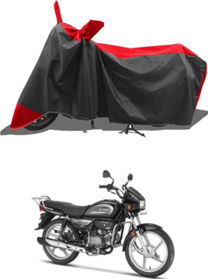 HWSXQAE Waterproof Two Wheeler Cover for Hero(Splendor, Red, Black)