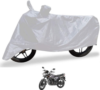 Auto Hub Waterproof Two Wheeler Cover for Honda(Shine, Silver)