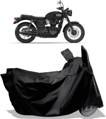 Amexride Two Wheeler Cover for Triumph(Bonneville T100, Black)