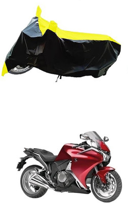 VESMEI Two Wheeler Cover for Honda(VFR 1200F, Yellow)