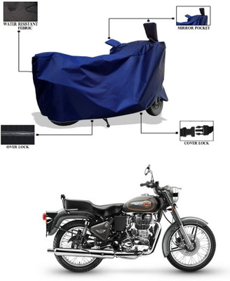 CODOKI Waterproof Two Wheeler Cover for Royal Enfield(Bullet 500, Blue)