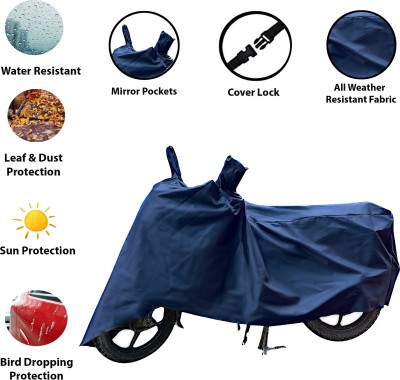 Kappihun Two Wheeler Cover for LML(Star Euro, Blue)