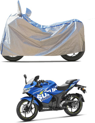 CODOKI Waterproof Two Wheeler Cover for Suzuki(Gixxer SF 150, Silver)