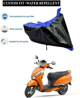 PAGORA Waterproof Two Wheeler Cover for TVS(Jupiter 125, Blue)