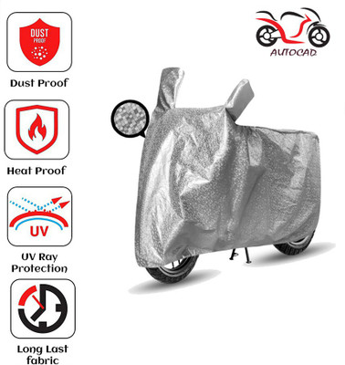 AUTOCAD Waterproof Two Wheeler Cover for Hero(Xtreme, Silver)