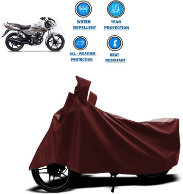 AASHTIK MART Two Wheeler Cover for TVS(Phoenix 125, Maroon)