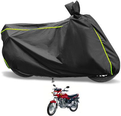 Euro Care Waterproof Two Wheeler Cover for Hero(Ambition, Black)