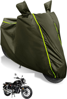 Auto Hub Waterproof Two Wheeler Cover for Honda(Hness CB350, Multicolor)
