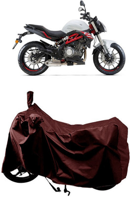 SUGASHRI Waterproof Two Wheeler Cover for Benelli(302 S, Maroon)