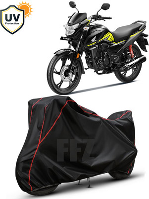 FFZ Waterproof Two Wheeler Cover for Honda(SP 125, Black, Red)