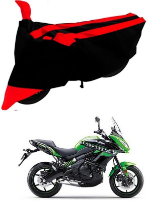 Ascension Two Wheeler Cover for Kawasaki(Versys 650, Black, Red)