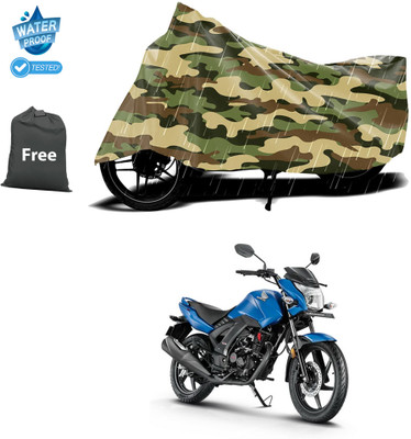 CODOKI Waterproof Two Wheeler Cover for Honda(Unicorn, Yellow)