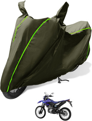Auto Hub Waterproof Two Wheeler Cover for Yamaha(Green)