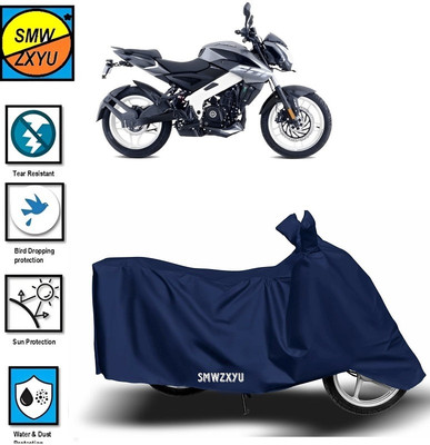 smwzxyu Waterproof Two Wheeler Cover for Bajaj(Pulsar NS200 BS6, Blue)