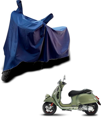 KEDIT Two Wheeler Cover for Vespa(GTS 300, Blue)