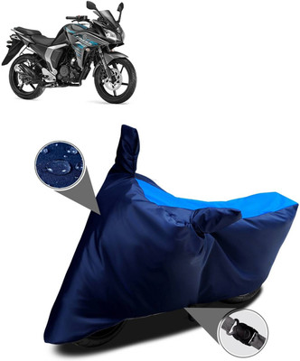 AutoGalaxy Waterproof Two Wheeler Cover for Yamaha(Fazer-FI BS6, Blue)
